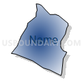 Census Tract 540.13, Wake County, North Carolina (Radial Fill with Shadow)