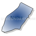 Census Tract 542.05, Wake County, North Carolina (Radial Fill with Shadow)