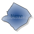 Census Tract 542.11, Wake County, North Carolina (Radial Fill with Shadow)