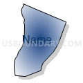 Census Tract 542.03, Wake County, North Carolina (Radial Fill with Shadow)