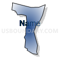 Census Tract 536.06, Wake County, North Carolina (Radial Fill with Shadow)