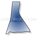Census Tract 536.01, Wake County, North Carolina (Radial Fill with Shadow)