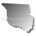 Census Tract 313.06, Randolph County, North Carolina (Gray Gradient Fill with Shadow)