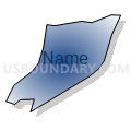 Census Tract 527.05, Wake County, North Carolina (Radial Fill with Shadow)