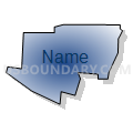 Census Tract 514, Wake County, North Carolina (Radial Fill with Shadow)
