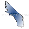 Census Tract 537.09, Wake County, North Carolina (Radial Fill with Shadow)