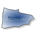 Census Tract 527.04, Wake County, North Carolina (Radial Fill with Shadow)