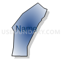 Census Tract 525.04, Wake County, North Carolina (Radial Fill with Shadow)