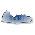 Census Tract 119.02, New Hanover County, North Carolina (Radial Fill with Shadow)