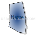 Census Tract 105.02, New Hanover County, North Carolina (Radial Fill with Shadow)