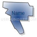 Census Tract 509, Wake County, North Carolina (Radial Fill with Shadow)