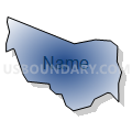 Census Tract 520.02, Wake County, North Carolina (Radial Fill with Shadow)