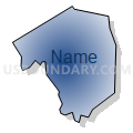 Census Tract 527.06, Wake County, North Carolina (Radial Fill with Shadow)