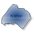 Census Tract 117.05, New Hanover County, North Carolina (Radial Fill with Shadow)