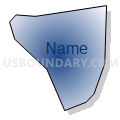 Census Tract 524.08, Wake County, North Carolina (Radial Fill with Shadow)