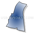 Census Tract 540.18, Wake County, North Carolina (Radial Fill with Shadow)