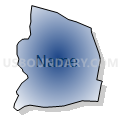 Census Tract 541.13, Wake County, North Carolina (Radial Fill with Shadow)
