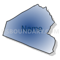 Census Tract 532.07, Wake County, North Carolina (Radial Fill with Shadow)
