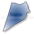 Census Tract 534.13, Wake County, North Carolina (Radial Fill with Shadow)