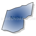 Census Tract 534.12, Wake County, North Carolina (Radial Fill with Shadow)