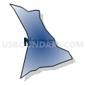 Census Tract 534.24, Wake County, North Carolina (Radial Fill with Shadow)