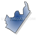 Census Tract 703, Harnett County, North Carolina (Radial Fill with Shadow)