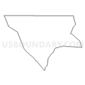 Census Tract 404, Rockingham County, North Carolina (Light Gray Border)