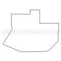 Census Tract 9576, Ramsey County, North Dakota (Light Gray Border)