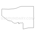 Census Tract 9617, Mercer County, North Dakota (Light Gray Border)