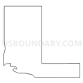 Census Tract 102, Ward County, North Dakota (Light Gray Border)