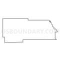 Census Tract 9708, Richland County, North Dakota (Light Gray Border)