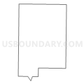 Census Tract 101, Burleigh County, North Dakota (Light Gray Border)