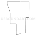 Census Tract 110.02, Burleigh County, North Dakota (Light Gray Border)