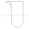 Census Tract 109, Burleigh County, North Dakota (Light Gray Border)