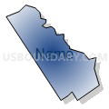 Census Tract 106, Hamilton County, Ohio (Radial Fill with Shadow)
