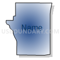 Census Tract 11.01, Ashtabula County, Ohio (Radial Fill with Shadow)