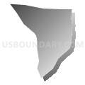 Census Tract 205.04, Hamilton County, Ohio (Gray Gradient Fill with Shadow)