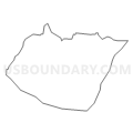 Census Tract 9653, Hocking County, Ohio (Light Gray Border)