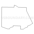 Census Tract 9750, Crawford County, Ohio (Light Gray Border)