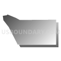 Census Tract 9636, Seneca County, Ohio (Gray Gradient Fill with Shadow)