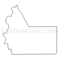 Census Tract 9637, Seneca County, Ohio (Light Gray Border)