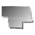 Census Tract 9627, Seneca County, Ohio (Gray Gradient Fill with Shadow)