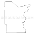 Census Tract 9632, Seneca County, Ohio (Light Gray Border)