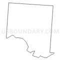 Census Tract 9726, Athens County, Ohio (Light Gray Border)