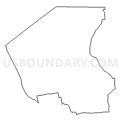 Census Tract 9546, Highland County, Ohio (Light Gray Border)