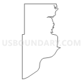 Census Tract 3758.01, Delaware County, Oklahoma (Light Gray Border)