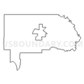 Census Tract 946.98, Marshall County, Oklahoma (Light Gray Border)
