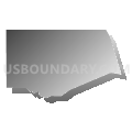Census Tract 5835, Seminole County, Oklahoma (Gray Gradient Fill with Shadow)