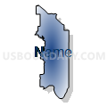 Census Tract 5839, Seminole County, Oklahoma (Radial Fill with Shadow)
