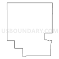 Census Tract 5834, Seminole County, Oklahoma (Light Gray Border)
